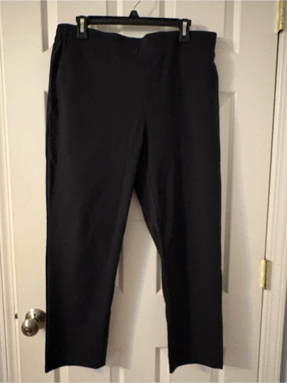 Men’s Black Stretch Chinos - Classic Straight Fit